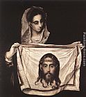 El Greco Canvas Paintings - St Veronica with the Sudary